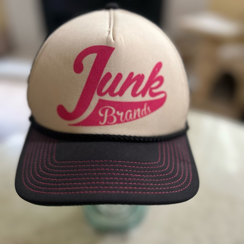 Junk Brands Trucker Hat - Vintage 1980’s Mesh Cap RARE